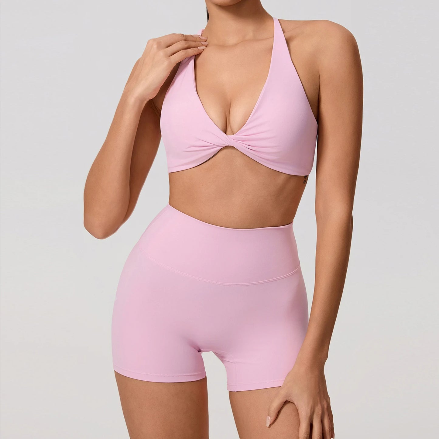 Women's Quick-Dry 2-Piece Yoga Suit and Tracksuit for Summer Workout and Running
