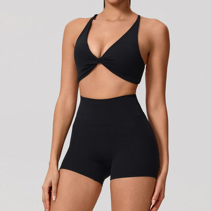 Women's Quick-Dry 2-Piece Yoga Suit and Tracksuit for Summer Workout and Running