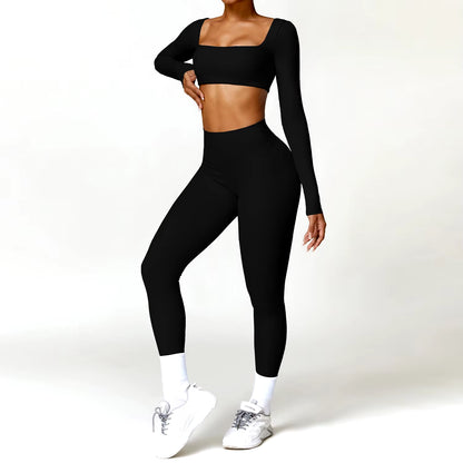 Women's Quick-Dry 2-Piece Yoga Suit and Tracksuit for Summer Workout and Running