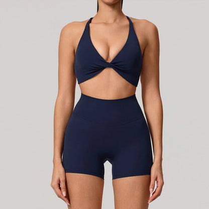 Women's Quick-Dry 2-Piece Yoga Suit and Tracksuit for Summer Workout and Running