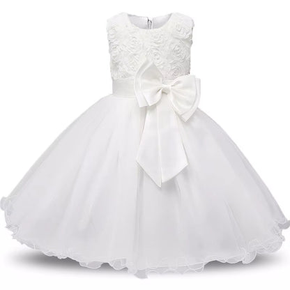Baby Girls Sequins Flower Party Tutu Dress Clothes Children Girls Wedding Birthday Dress Clothing Infant Kids Christmas Costume