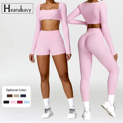 Women's Quick-Dry 2-Piece Yoga Suit and Tracksuit for Summer Workout and Running