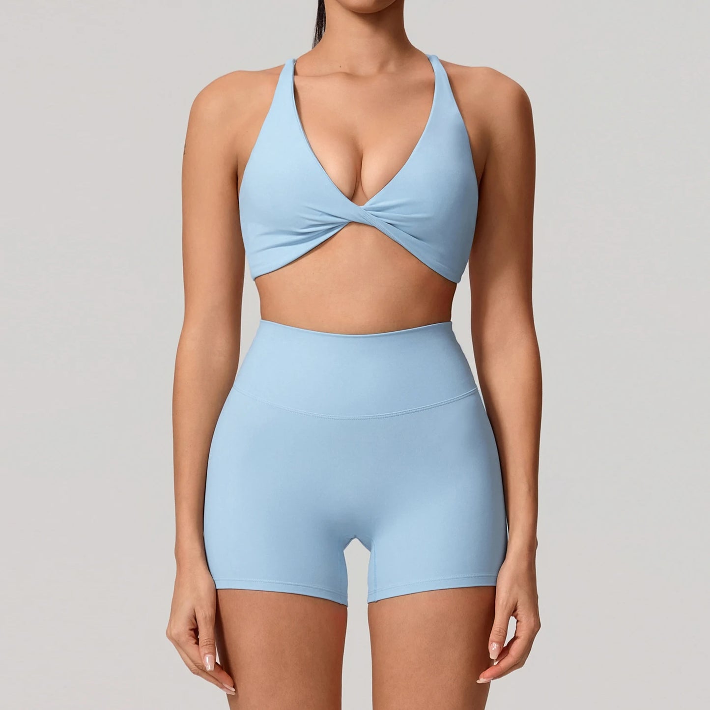 Women's Quick-Dry 2-Piece Yoga Suit and Tracksuit for Summer Workout and Running