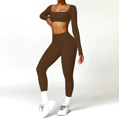 Women's Quick-Dry 2-Piece Yoga Suit and Tracksuit for Summer Workout and Running