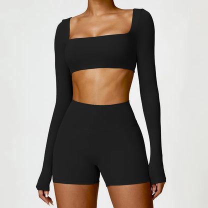 Women's Quick-Dry 2-Piece Yoga Suit and Tracksuit for Summer Workout and Running